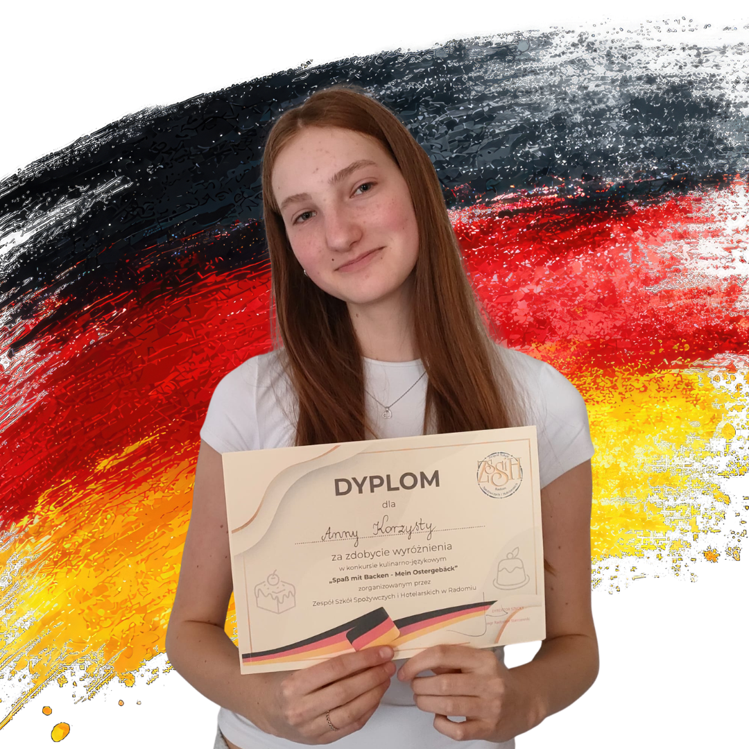 Wyróżnienie naszej Uczennicy w konkursie kulinarno-językowym