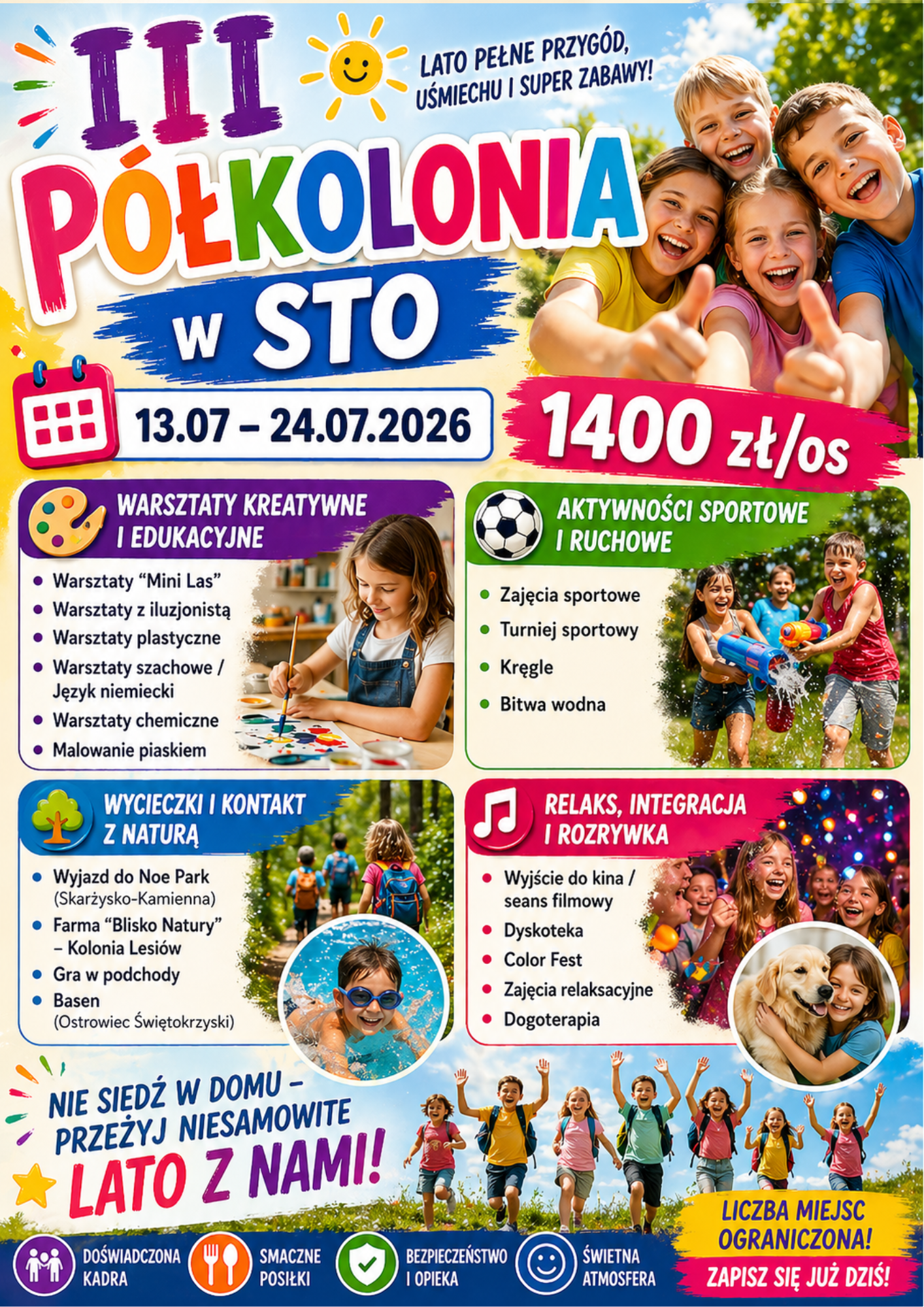 Plakat Półkolonia