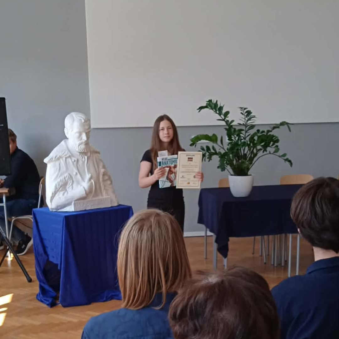 Miejsca na podium w konkursie biologicznym
