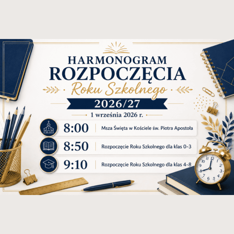 Harmonogram Rozpoczęcia Roku Szkolnego 2026/27