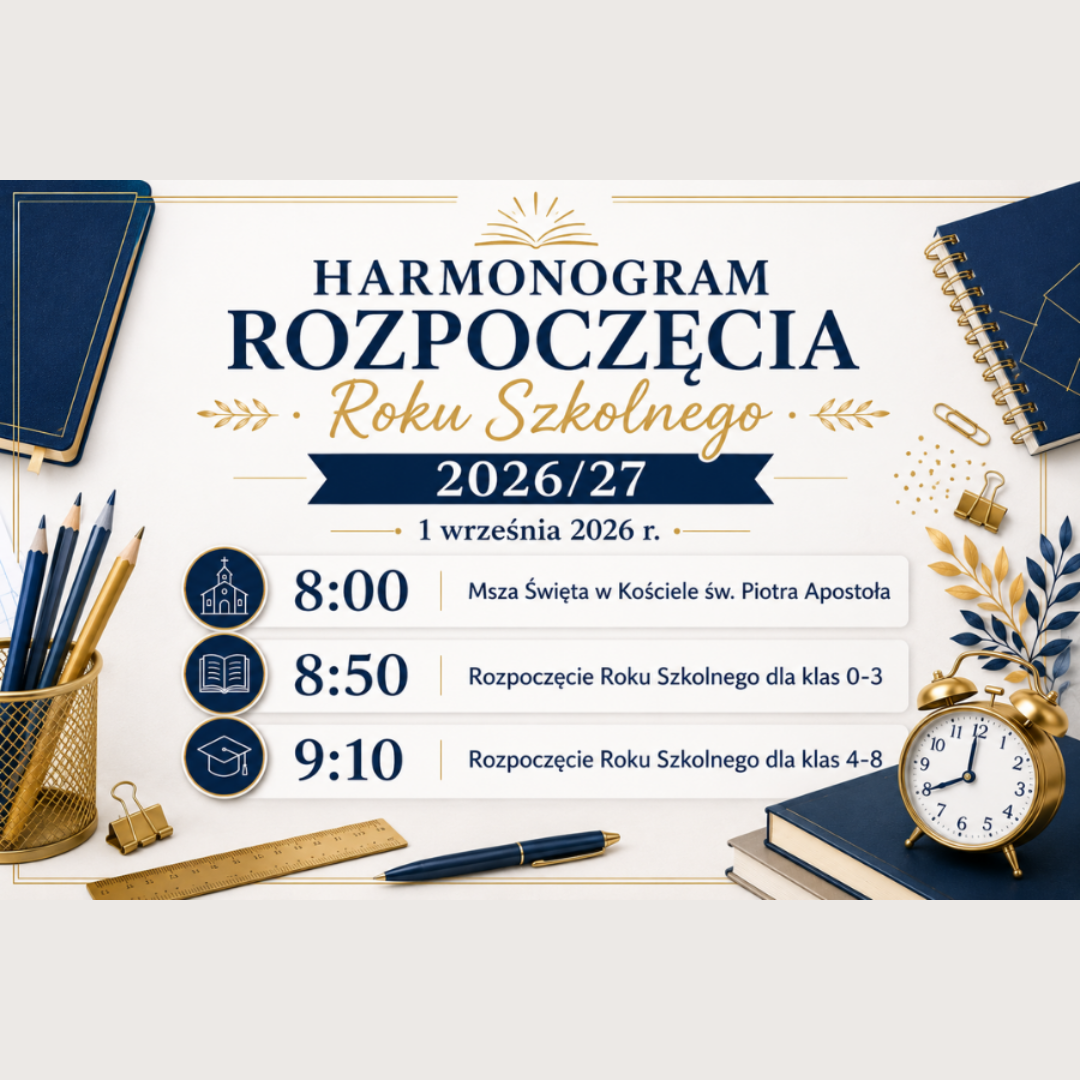 Harmonogram Rozpoczęcia Roku Szkolnego 2026/27